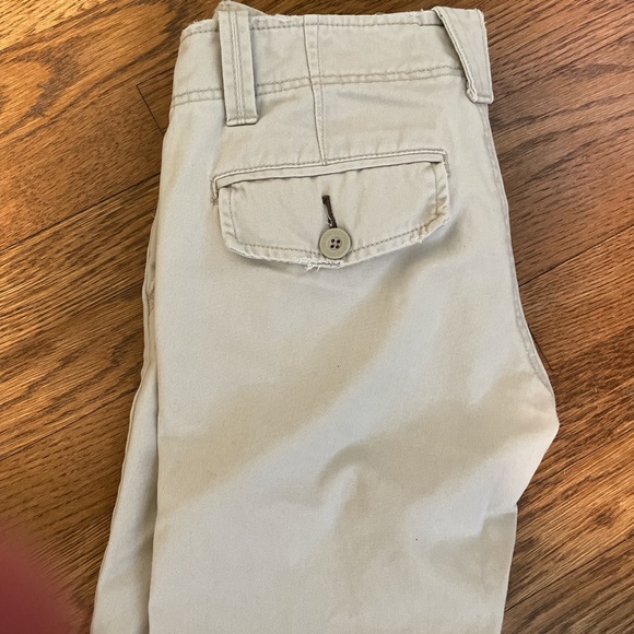 low rise bootcut khakis - Picture 3 of 4